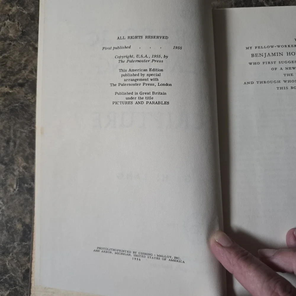 THE PARABOLIC TEACHING OF SCRIPTURE‎ by Lang, G. H.  1955 First Edition